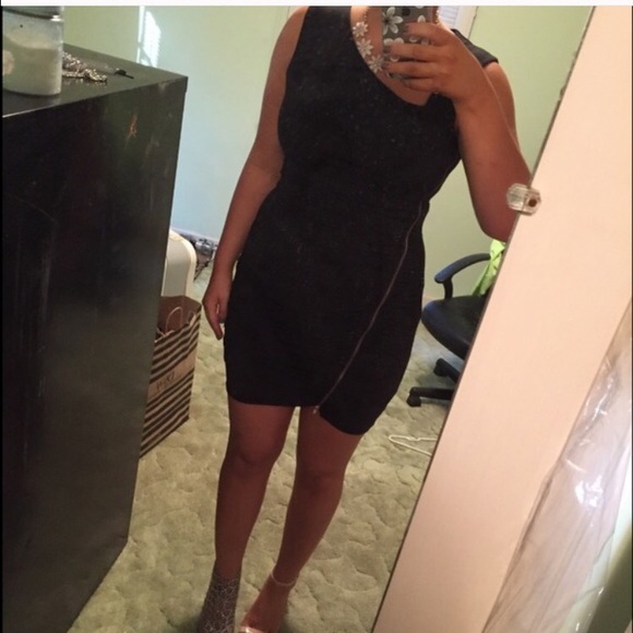 LBD w/ gold zipper