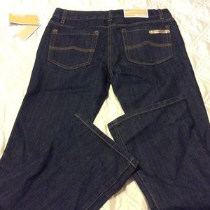 Dark wash Michael Kors jeans.
