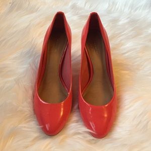 Coach 6 Nala Q1969 Nala Patent Coral Heels
