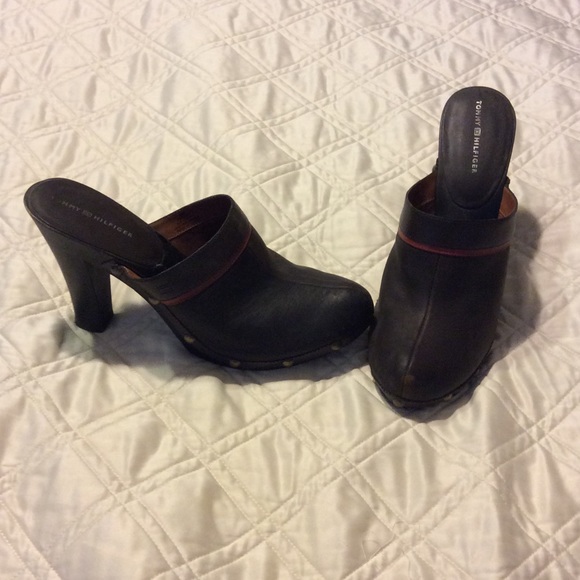 Leather heels