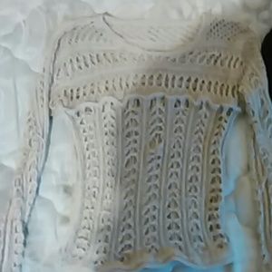 Crochet long sleeve t-shirt