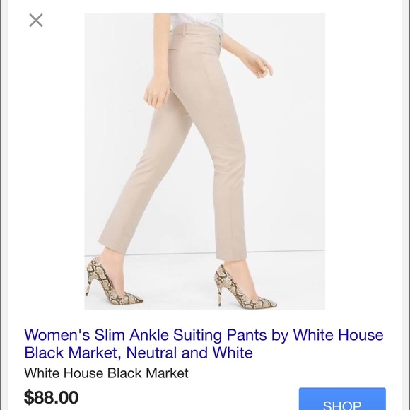 White House Black Market Ankle Pants