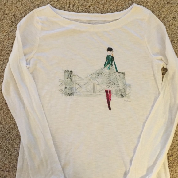 Loft medium "loft girl" t shirt.
