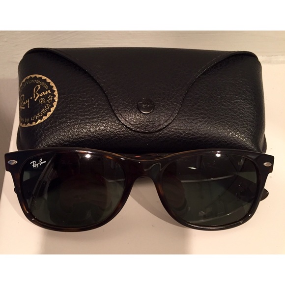 Tortoise Ray-Ban Wayfarer Sunglasses (Gently Used) - Picture 1 of 3