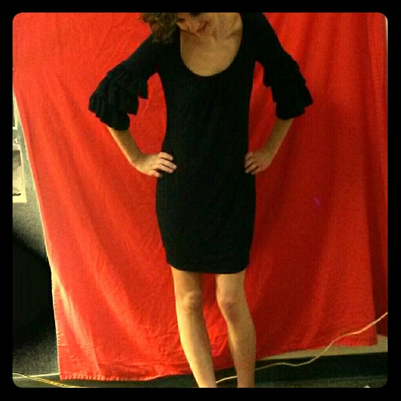 Trina Turk LA vintage navy blue dress size 2