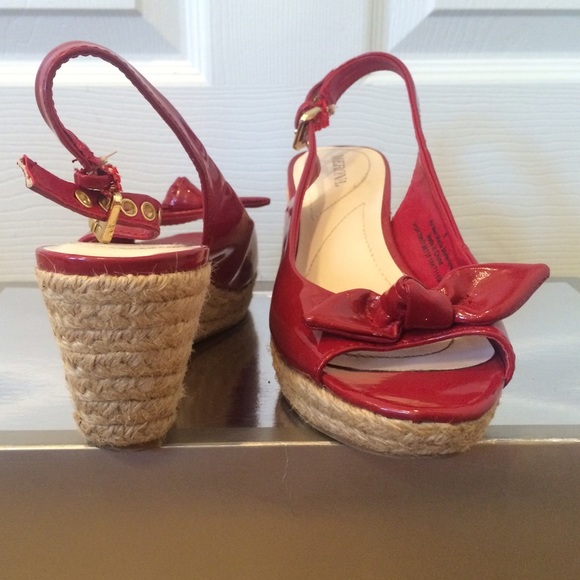 Red Merona Wedges - Picture 3 of 4