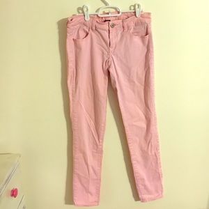 Pink jeans