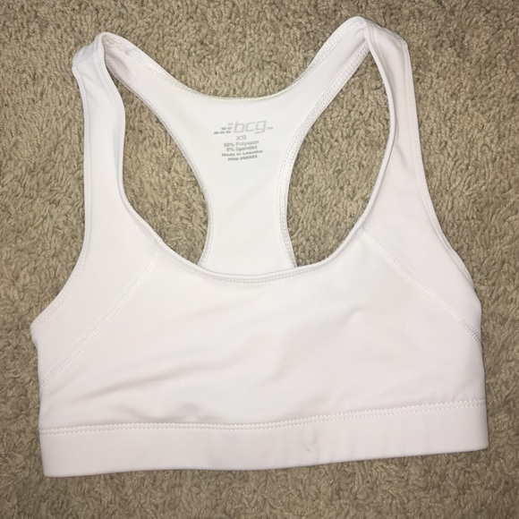 bcg white sports bra!