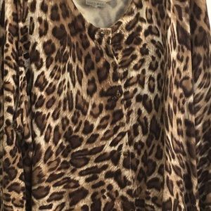Cheetah Print Cardigan