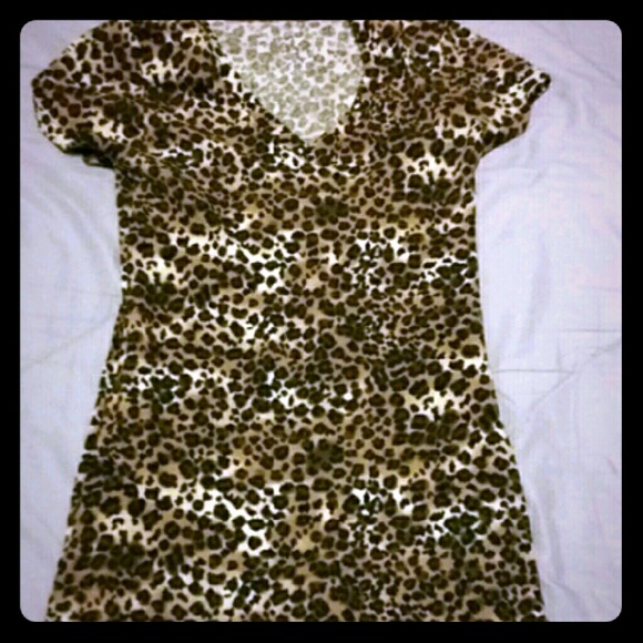 Wet Seal leopard print shirt