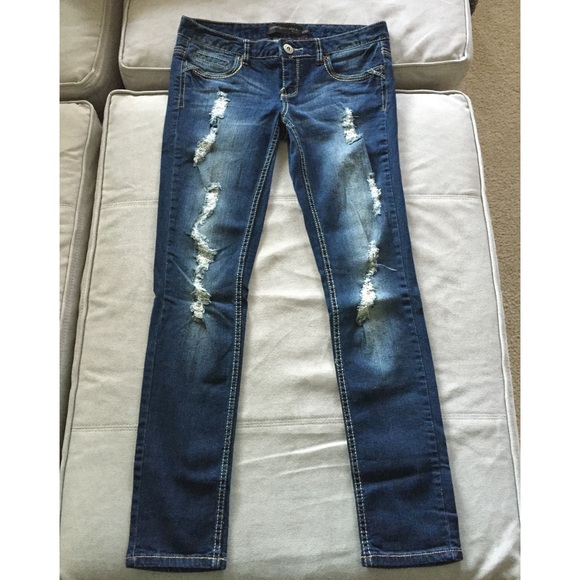 Rue 21 Black label stretch skinny jeans 5/6r