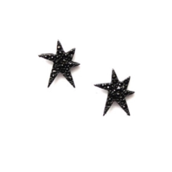 🌟 NWT Black Starburst Earrings 🌟