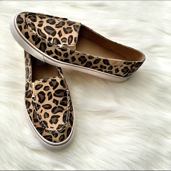 Sperry Shoes - Sperry Leopard Slip Ons