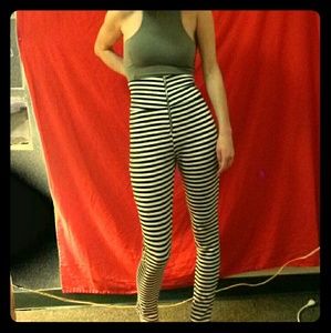 Cemi Ceri black and white high waisted pants