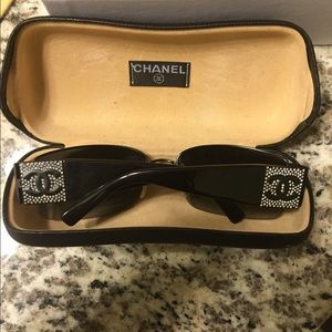 Authentic Vintage Chanel Sunglasses With Case