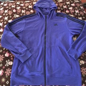💋 sale💋Adidas purple sweat jacket