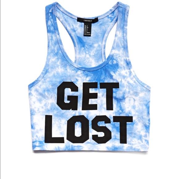 Tie dye crop top