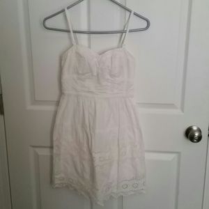 White Eyelet Dress