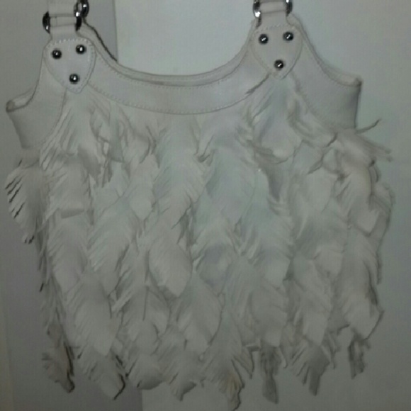 Carlos Santana Handbags - White carlos santana handbag