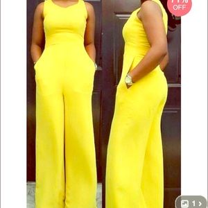 Beautiful Yellow Jumpsuit 😍😍