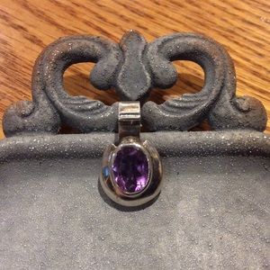 Sterling Silver Amethyst pendant