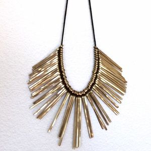 Rose & Fitzgerald Golden Spikes Necklace