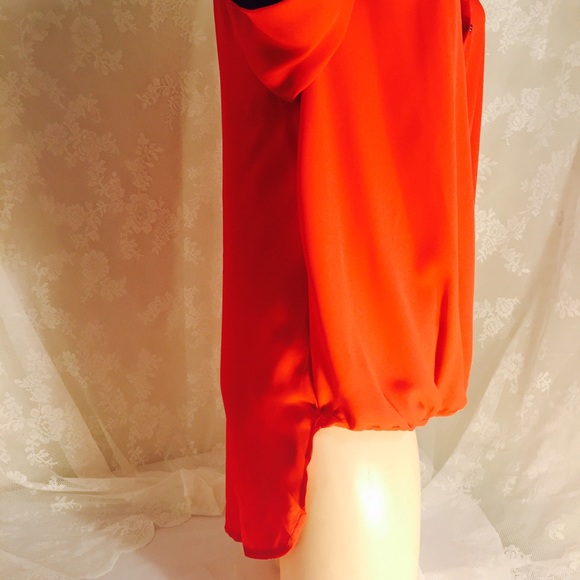 Red and black blouse. FINAL CLEARANCE - Picture 3 of 4