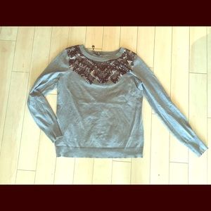 Glam Grey Express Sweater