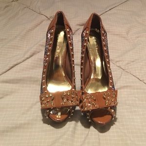 Studded heels