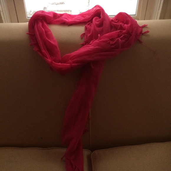Beautiful Hot Pink Scarf