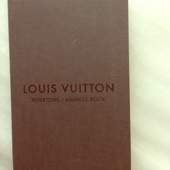 Louis Vuitton address book