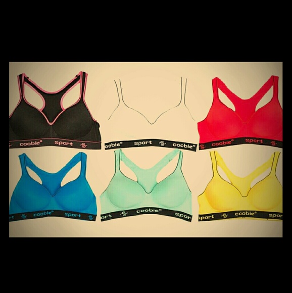 6- pack Coobie Racerback Sports Bras
