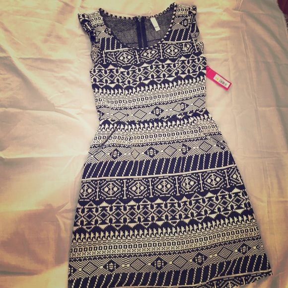 Black and white dress