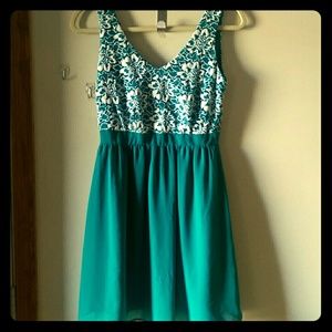 Teal summer/derby dress