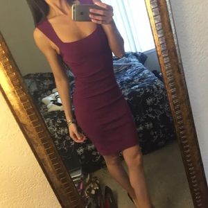 Express magenta bandage dress sz s fits like xs