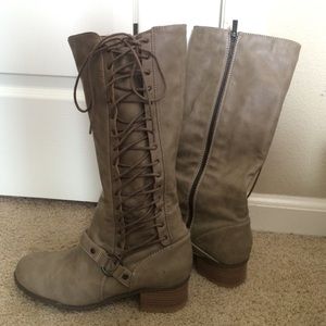 Lace up boots