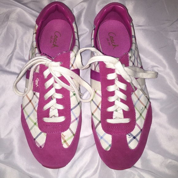 Cute Coach tennis shoes