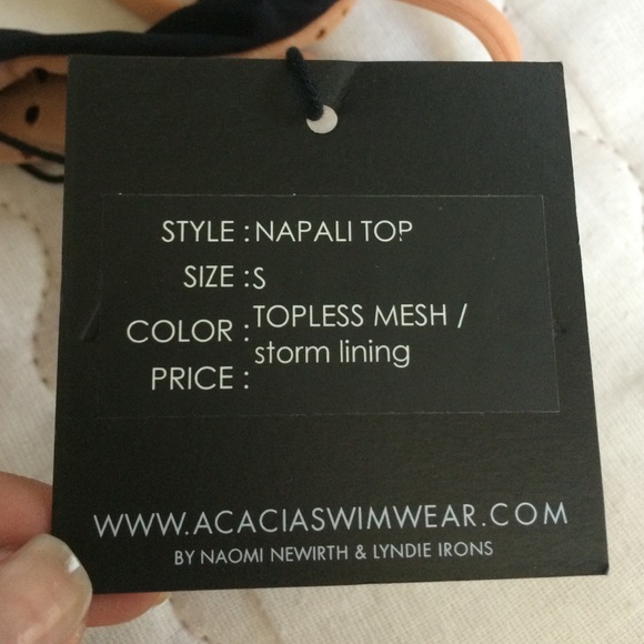 2016 Acacia Napali Topless/Storm BNWT - Picture 3 of 4