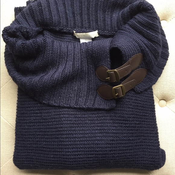 Sweaters - Design History: cowl and buckle sweater
