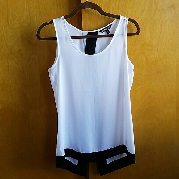 Black and white express tank