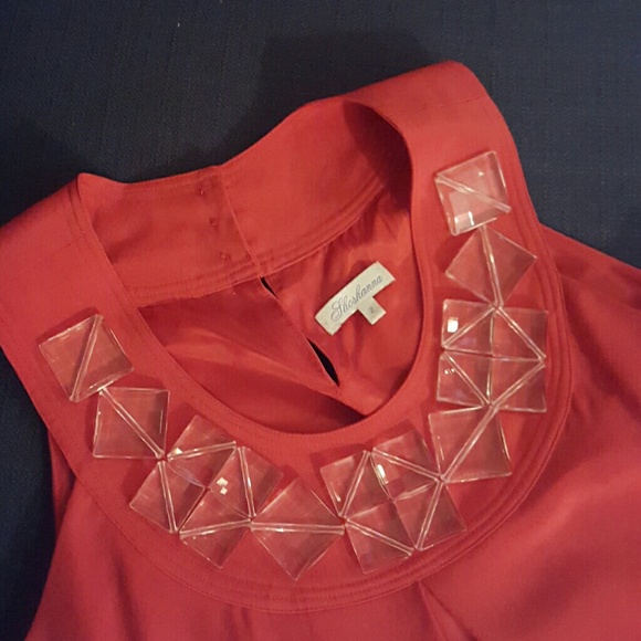Shoshanna NWOT shift dress with crystal beading - Picture 2 of 4