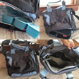 Skip Hop Bento diaper bag.