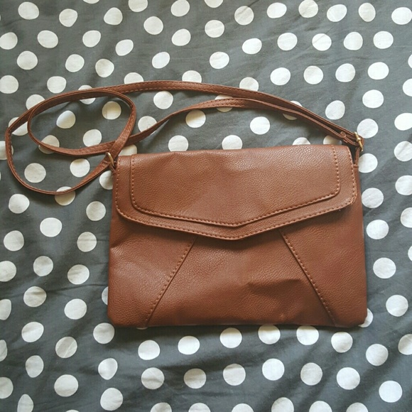 Faux Leather Clutch with Adjustable Strap