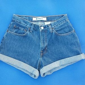 High waisted Denim shorts 30"w