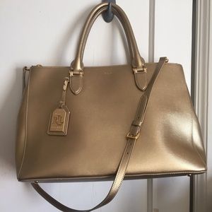 Ralph Lauren Double Zip Newbury Bag