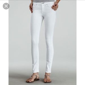 Rag & Bone white skinny jeans size 26