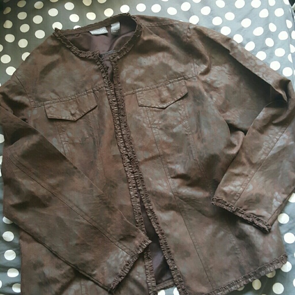 Oversized Leopard Grunge Jacket