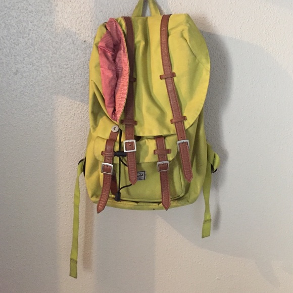 Lime Green Herschel Backpack