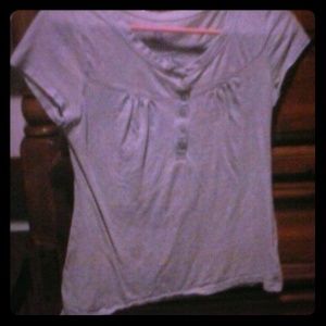 Grey Button Tee shirt