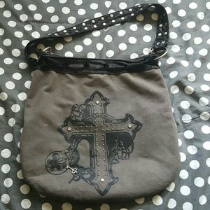 Thrifted Rock n Roll Tote